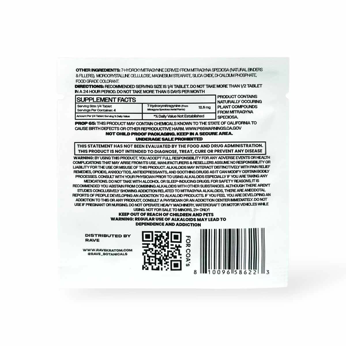rave 7 hydroxy sublingual chewable tablets strawberry lemonade 50mg per tablet 1ct back 31091 rave 7 hydroxy sublingual chewable tablets strawberry lemonade 50mg per tablet 1ct back 31091