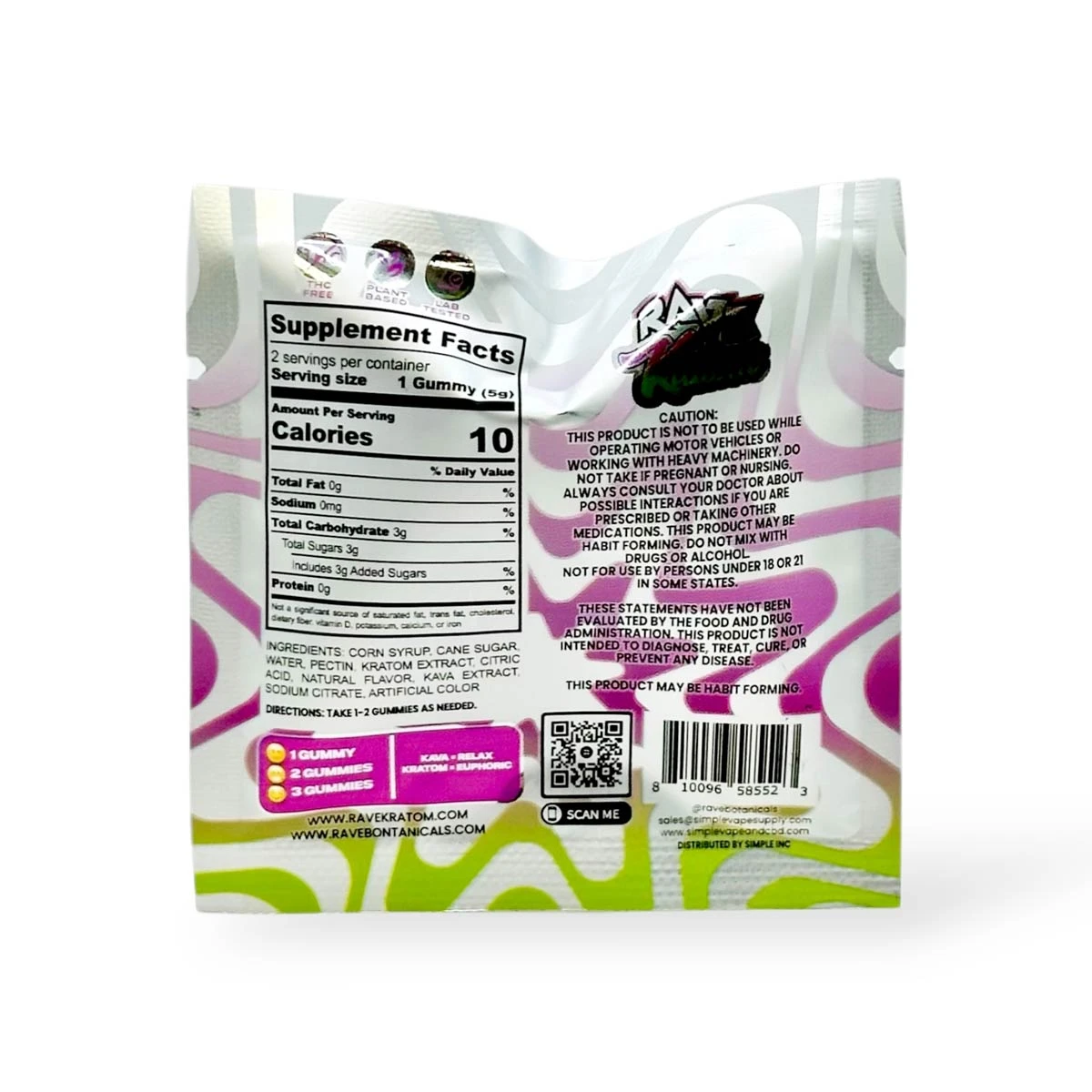 rave kratom extract gummies numb sour grape 2ct back 04621 rave kratom extract gummies numb sour grape 2ct back 04621