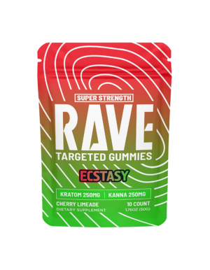 rave kratom gummies cherry limeade 10count 1pk v1.1 web