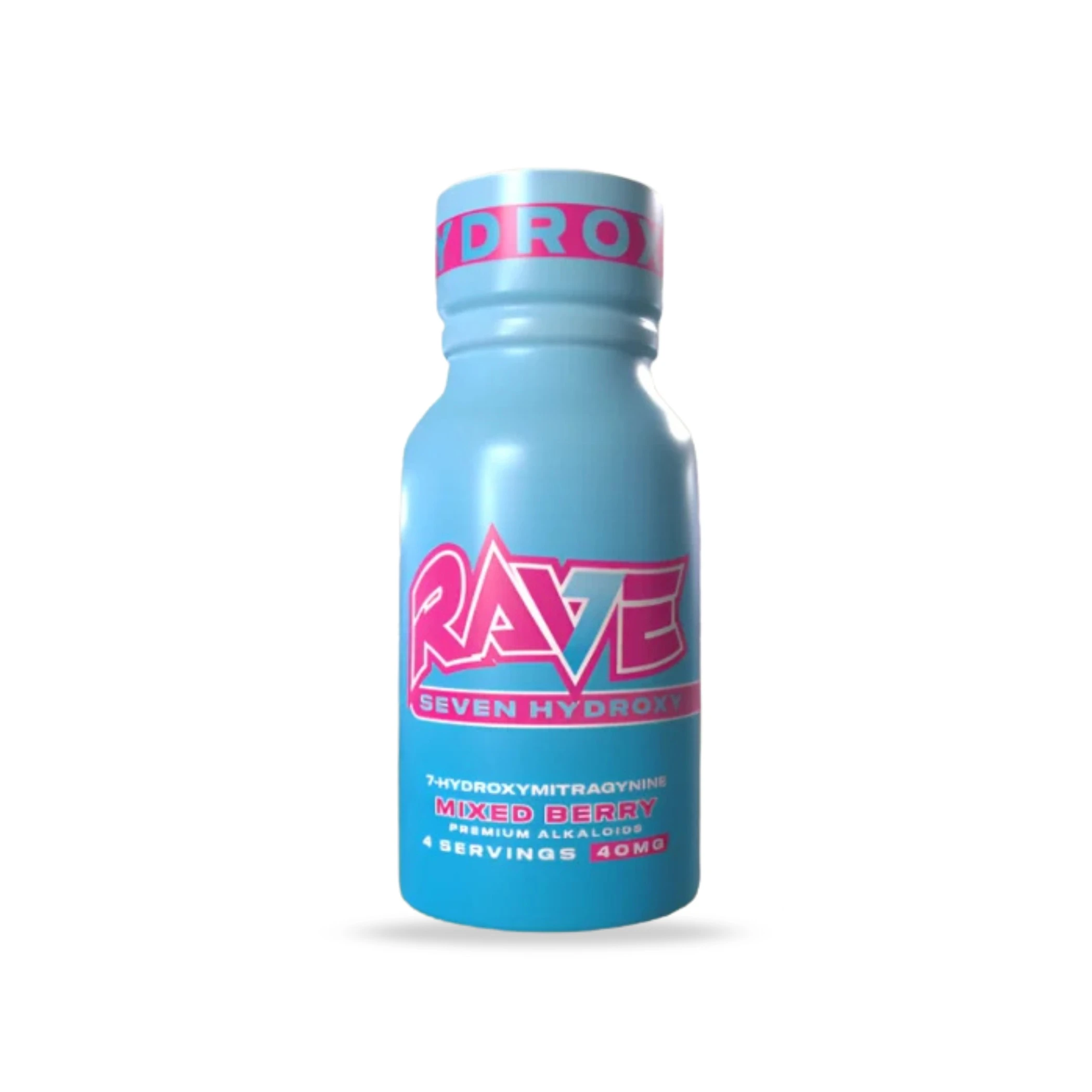 rave 7 oh shot mixed berry 40mg 37402 Rave Kratom Shots