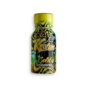 rave kratom extract shot gold goddess citrus 15ml 140mg 95886